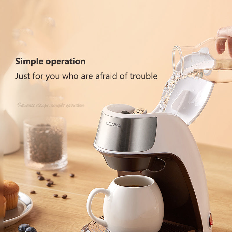 New Coffee Machine Fully Automatic Home Office Mini Portable Coffee Maker