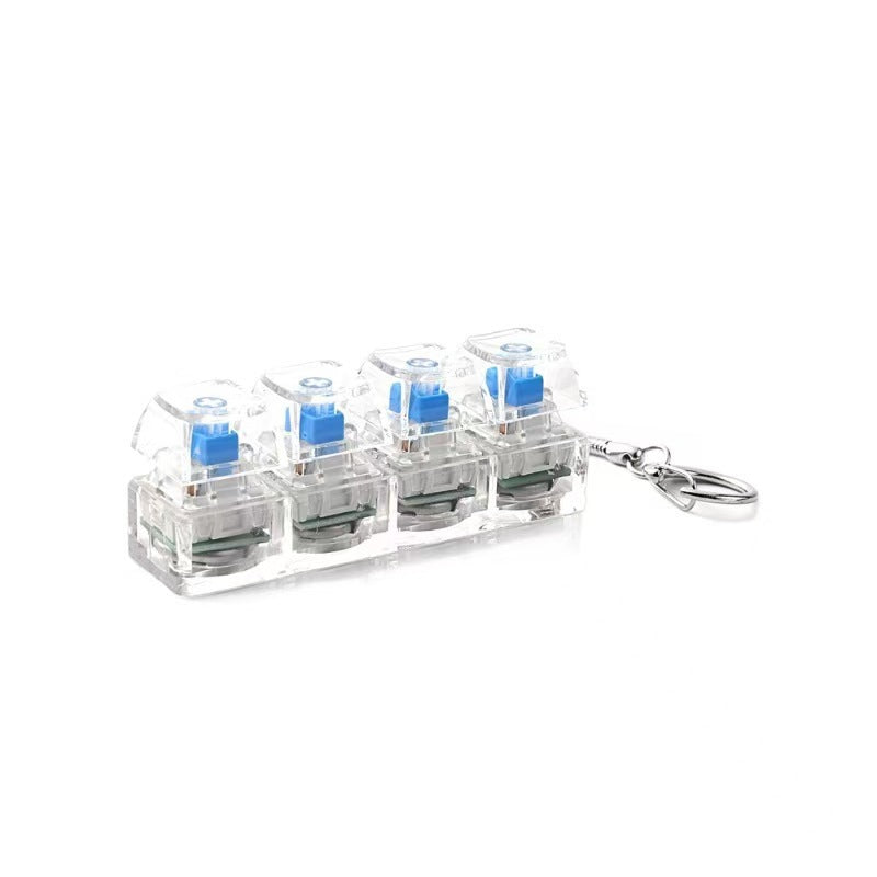 Keyboard Key Fidget Toy with Keychain