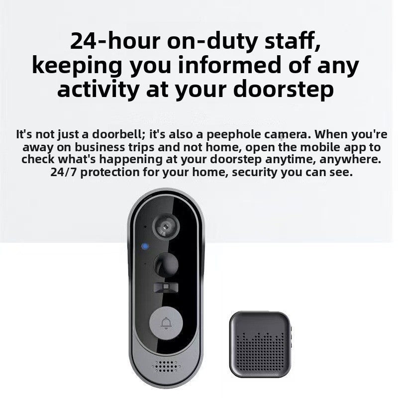 Video Call DoorbellSmart Video Doorbell with HD Camera & Two-Way Audio