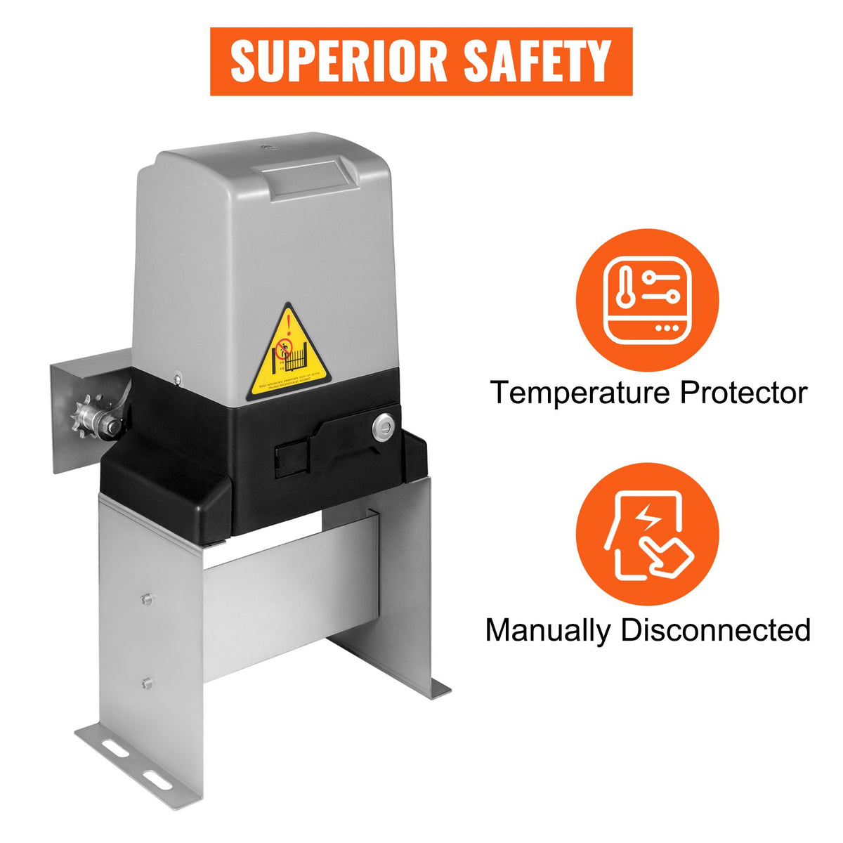 Automatic Sliding Gate Opener Driveway Operator Infrared Sensor